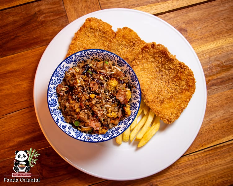 Camarones apanados en panko japones con salsa tartara